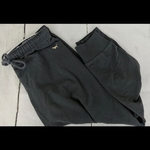 Pink VS grey sweatpants medium